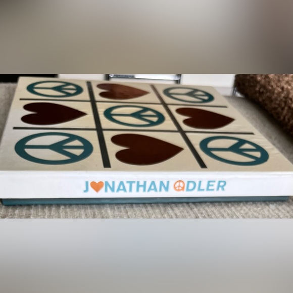 Jonathan Adler Peace & Love Tic Tac Toe Board Game - Picture 2 of 5